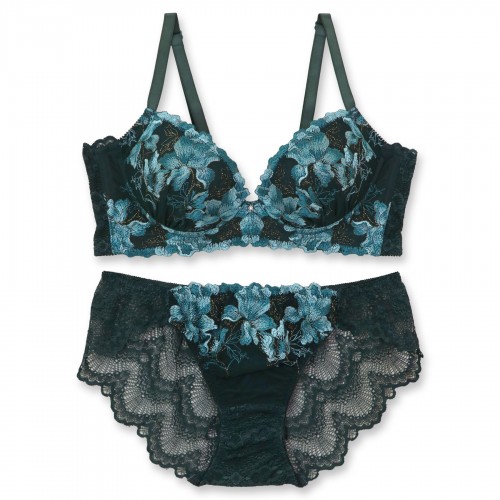 スタイルアップワイヤレスビターセクシーブラ＆ショーツセット