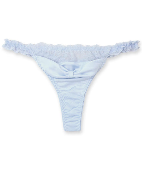 更にセクシーに洋服に響かない！ 「すき間レスサテン タンガ」 Tバック タンガ No.5