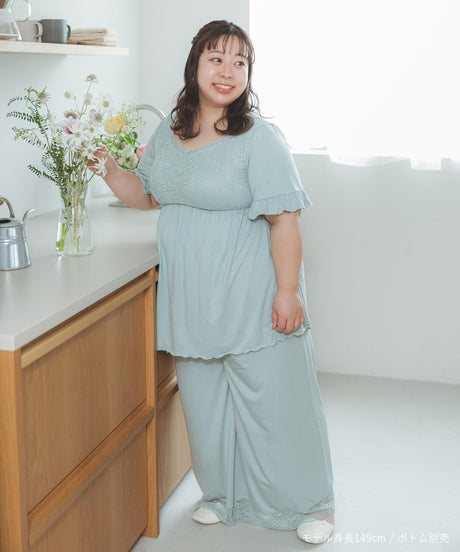 餅田コシヒカリさんとコラボ ナイトブラ付きルームウェア『LuNight（ルナイト）』半袖チュニック No.1